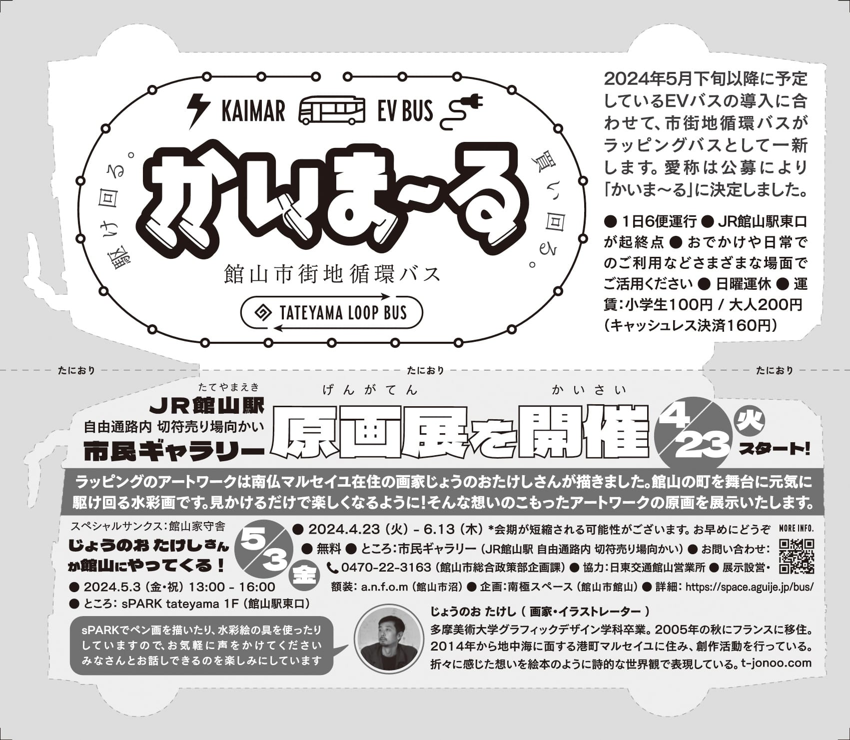 配布中のDM、裏面