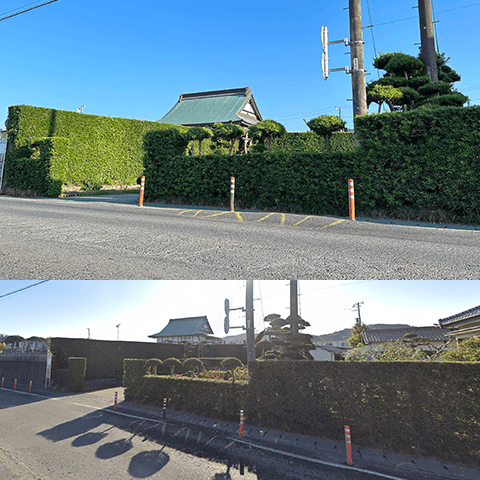 館山市の表情豊かな生け垣 その5