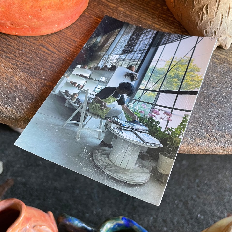 楽焼きの陶器｜小さな美術館｜安房のコワーキングスペース