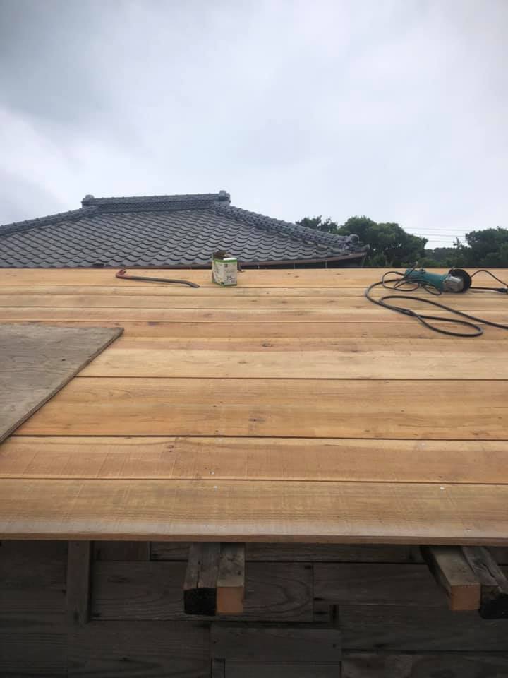 瓦屋根葺き替え工事の手順