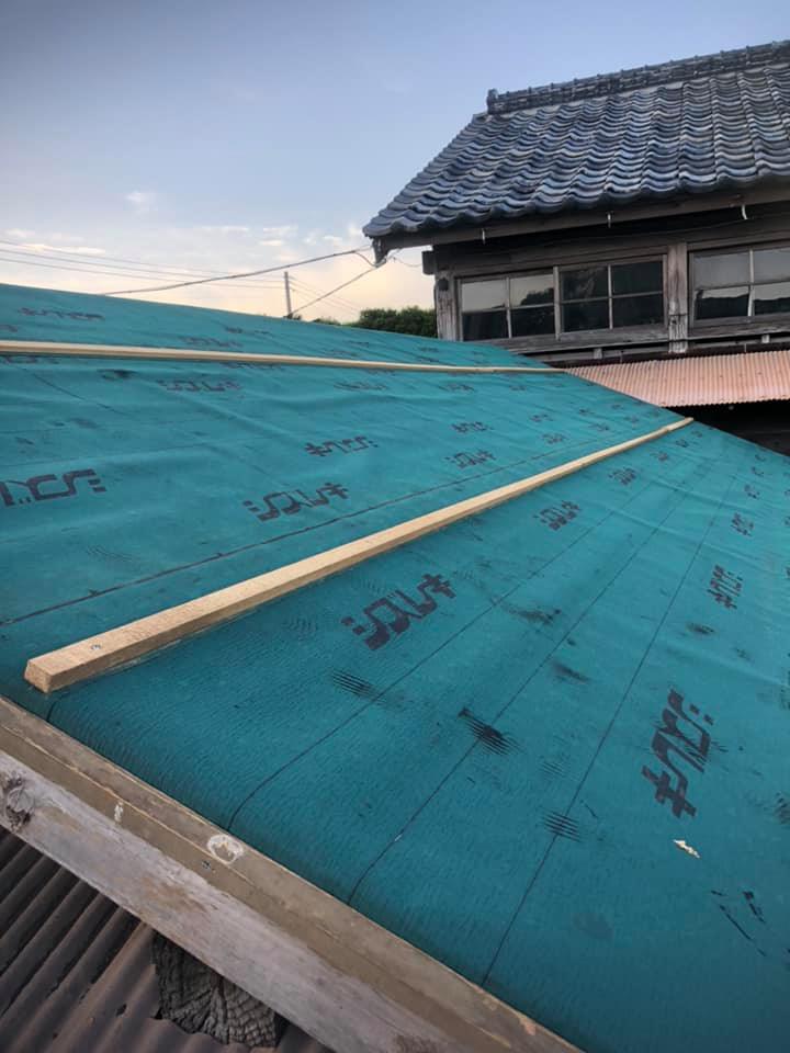 瓦屋根葺き替え工事の手順