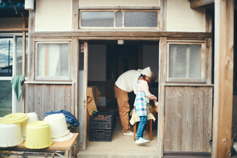 やぎ農園のお餅つき