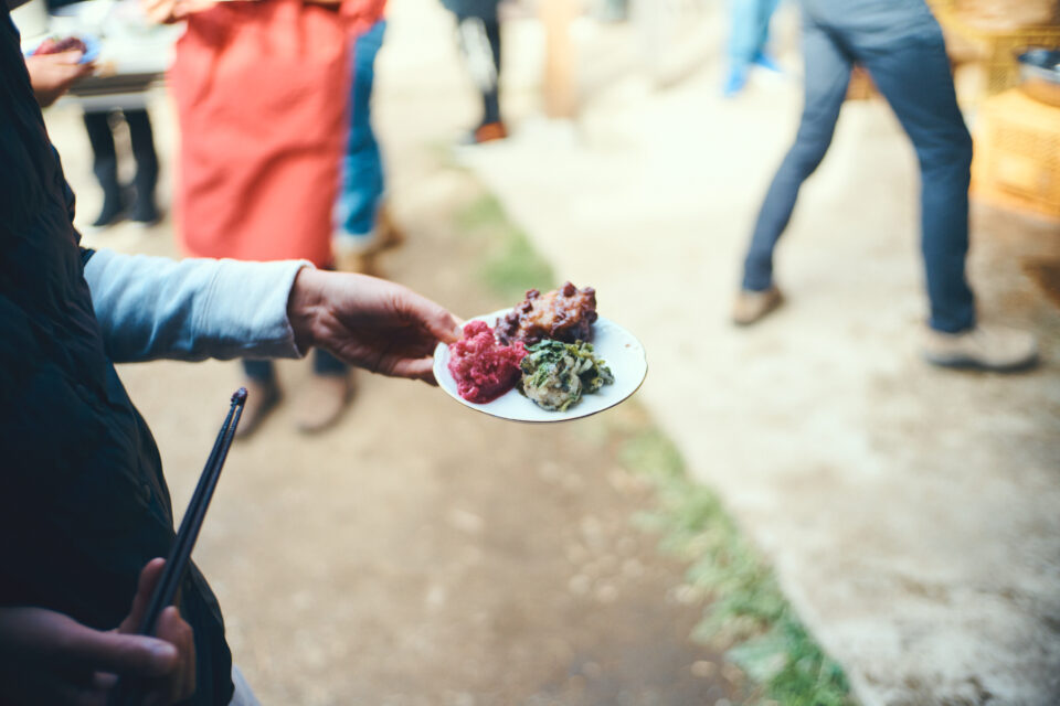 やぎ農園のお餅つき